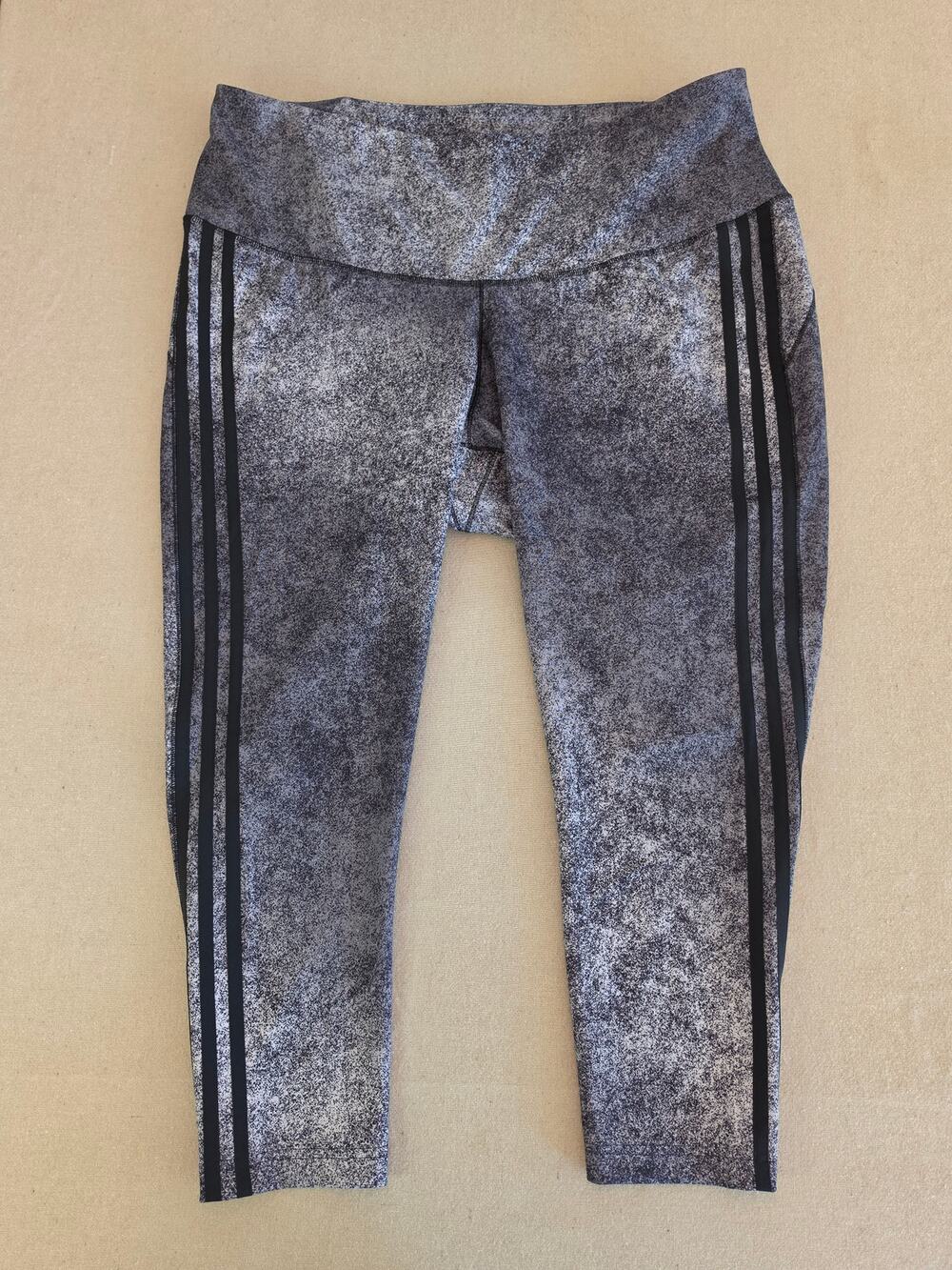 Adidas Aeroready Climalite Leggings Gray & Black Sz 4XL NWT
